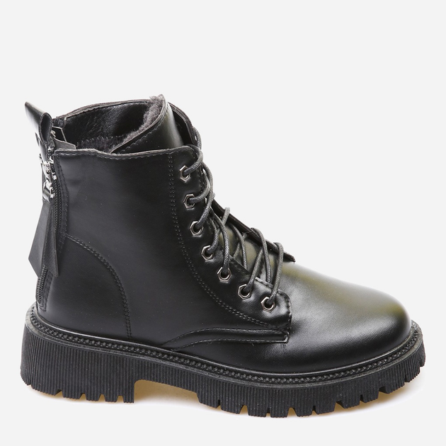 Женские зимние берцы высокие Swin Shoes VNV-AF 21-Black 37 23.7 см ...
