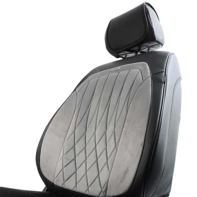 Накидки 3D Elegant с алькантары Modena на передние и задние сидения серые (EL 700 133) - изображение 3