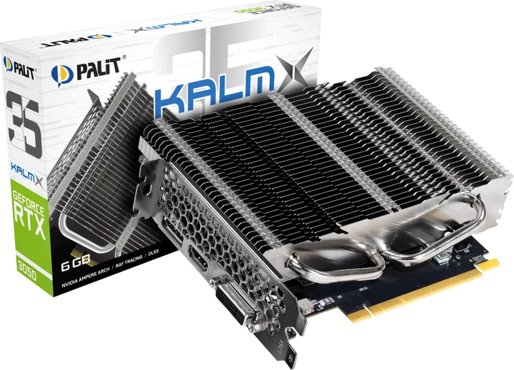 Відеокарта Palit PCI-Ex GeForce RTX 3050 KalmX 6GB GDDR6 (96bit) (1470/14000) (DisplayPort, HDMI, DVI) (NE63050018JE-1070H) - зображення 8