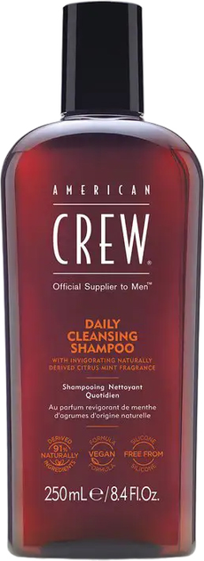 Szampon American Crew Daily Cleansing Shampoo 250 ml (738678001349) - obraz 1