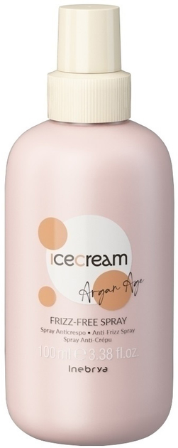 Spray Inebrya Ice Cream Argan Age ultra lekki zapobiegający puszeniu się włosów 100 ml (8008277263359) - obraz 1