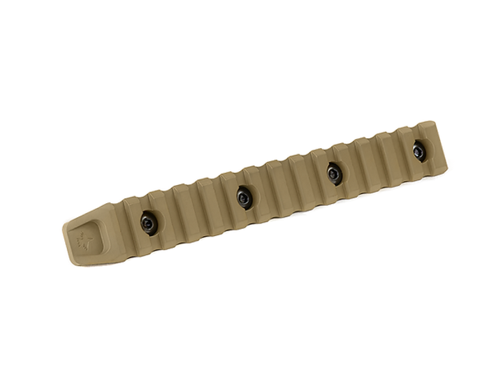 Планка Пикатинни КРУК CRC 9009 Coyote Tan на 14 слотов с креплением M-Lok - изображение 1