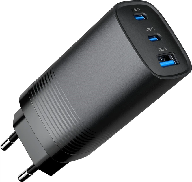Мережевий зарядний пристрій Gembird 65 W Black (TA-UC-PDQC65-01-BK) - зображення 2