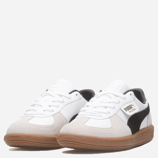 Жіночі кеди низькі Puma Palermo Leather 39646401 37.5 Сірі (4099685703203) - зображення 2