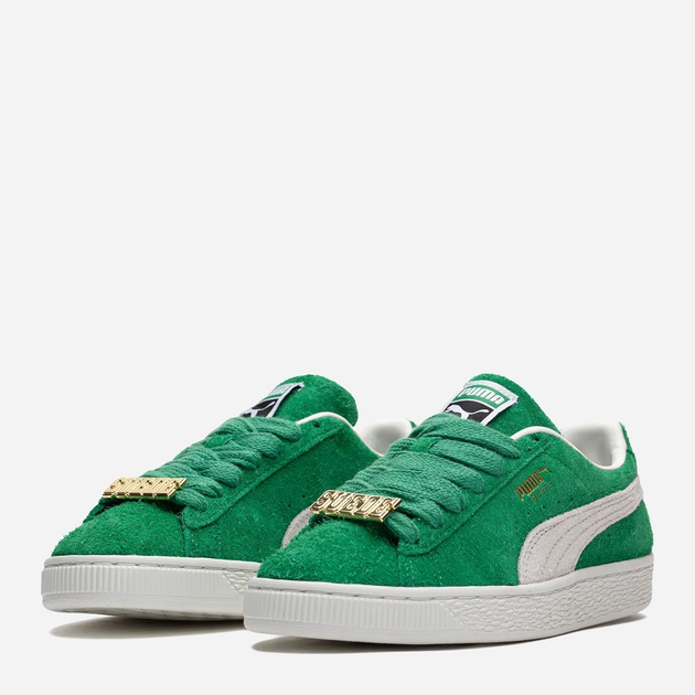 Жіночі кеди низькі Puma Suede Fat Lace 39316702 39 Зелені (4099683156971) - зображення 2