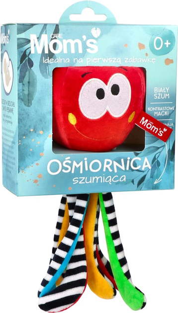 Ośmiornica Hencz Toys Moms Care z odgłosami prenatalnymi Czerwona (5907784469656) - obraz 1