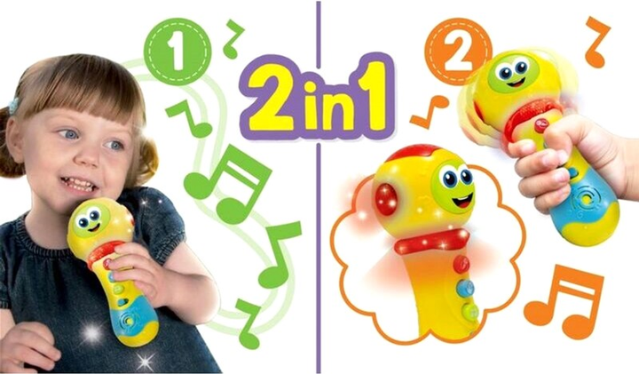 Мікрофон Lisciani Carotina Baby 2 in 1 (8008324100606) - зображення 3