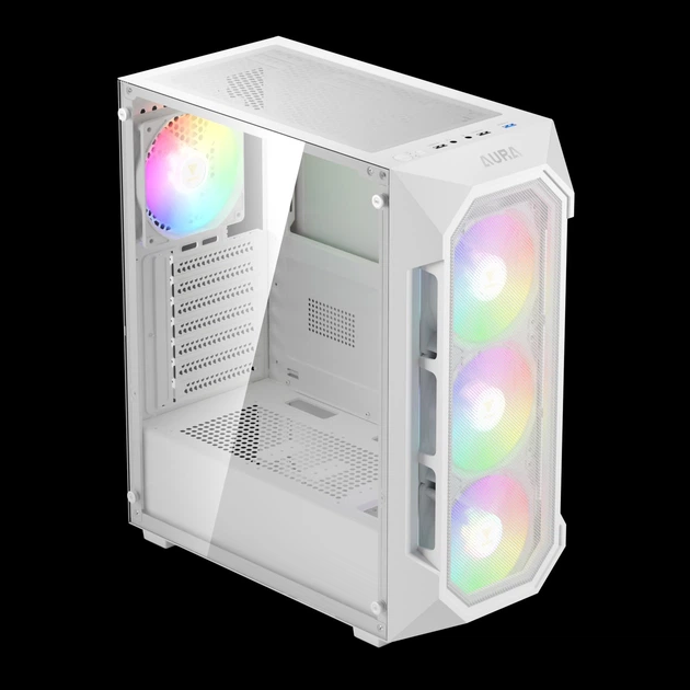 Корпус Gamdias AURA GC1 ELITE WH ARGB Mid-Tower PC Case - изображение 4
