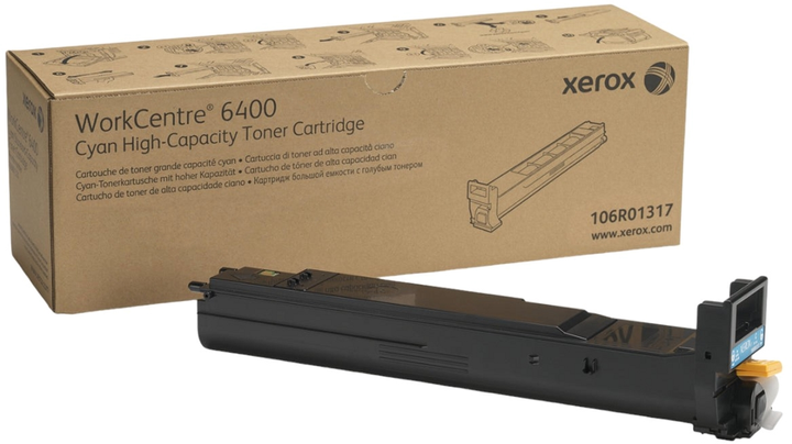 Toner Xerox WorkCentre 6400 Cyan (95205739985) - obraz 1