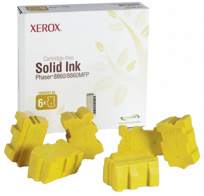 Комплект картриджів Xerox Phaser 8860 6 шт Yellow (95205740578) - зображення 1