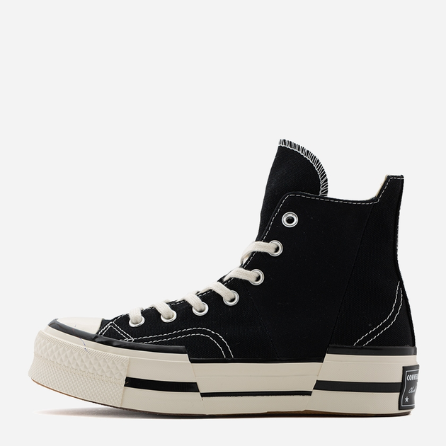 Акція на Жіночі кеди високі Converse Chuck 70 Plus A00916C 37.5 Чорні від Rozetka