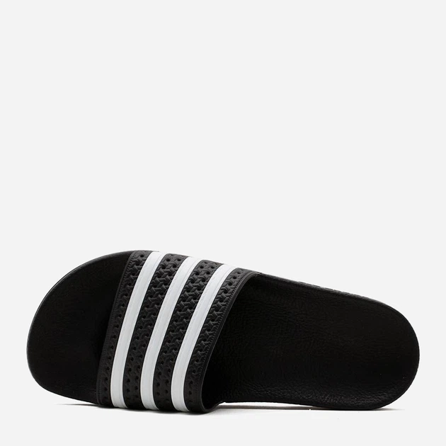 Чоловічі шльопанці для пляжу Adidas Adilette 280647 44.5 Чорні (4893980584655) - зображення 6