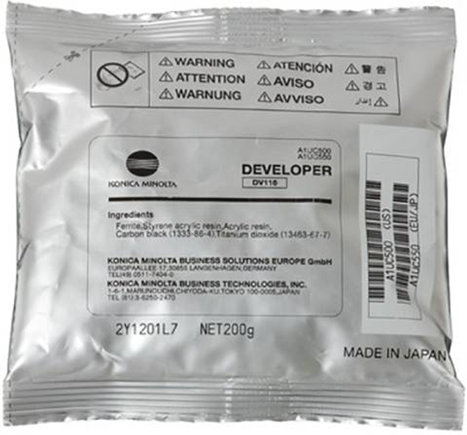 Deweloper Konica Minolta DV116 A1UC550 (4053768172980) - obraz 1