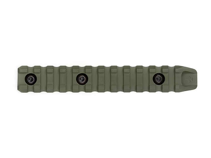 Планка Пикатинни КРУК CRC 9008 ODGreen на 12 слотов с креплением M-Lok - изображение 2