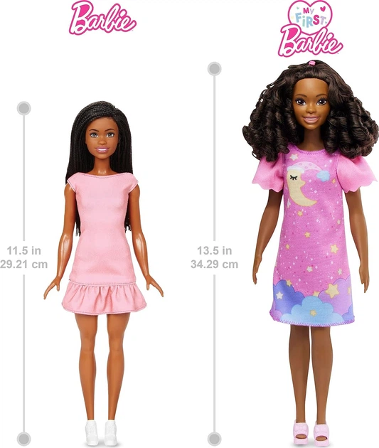 Ігровий набір Моя перша Барбі Бруклін My First Barbie Brooklyn Deluxe Doll BR0292 - зображення 2