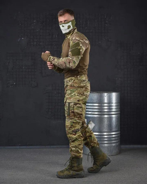 Тактический костюм с усиленными коленями весна/лето штаны+убакс M мультикам (85603) - изображение 2