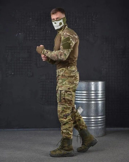 Тактичний костюм з посиленими колінами весна/літо штани+убакс 3XL мультикам (85603) - зображення 2
