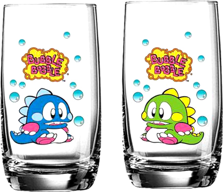 Zestaw szklanek ItemLab Bubble Bobble 2 szt (4251972807265) - obraz 1