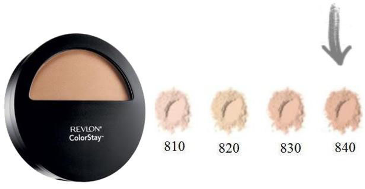 Пудра для обличчя Revlon ColorStay Pressed Powder пресована №840 Medium 8.4 г (309976047041) - зображення 1