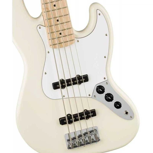 Електрогітари SQUIER by FENDER AFFINITY SERIES JAZZ BASS V MN OLYMPIC WHITE - изображение 3
