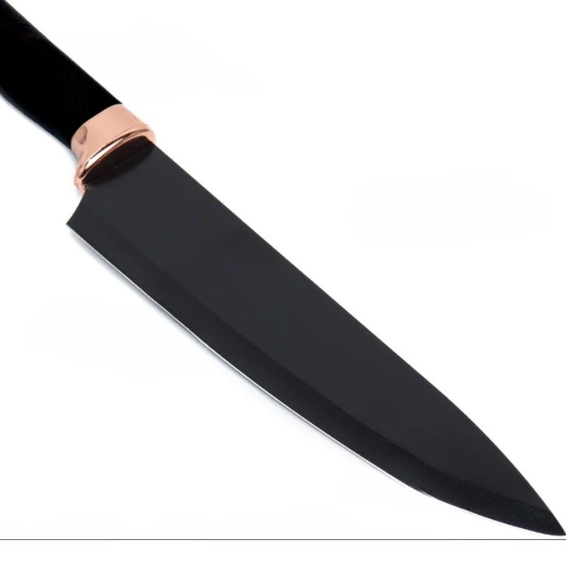 Набор кухонных ножей на подставке Knife Set 7 предметов из нержавеющей стали - изображение 3