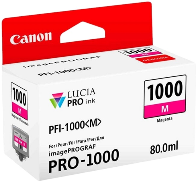 Tusz Canon PFI-1000 Magenta (0548C001) - obraz 1