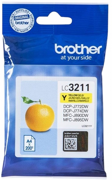 Картридж Brother LC3211Y Yellow (LC3211Y) - зображення 1