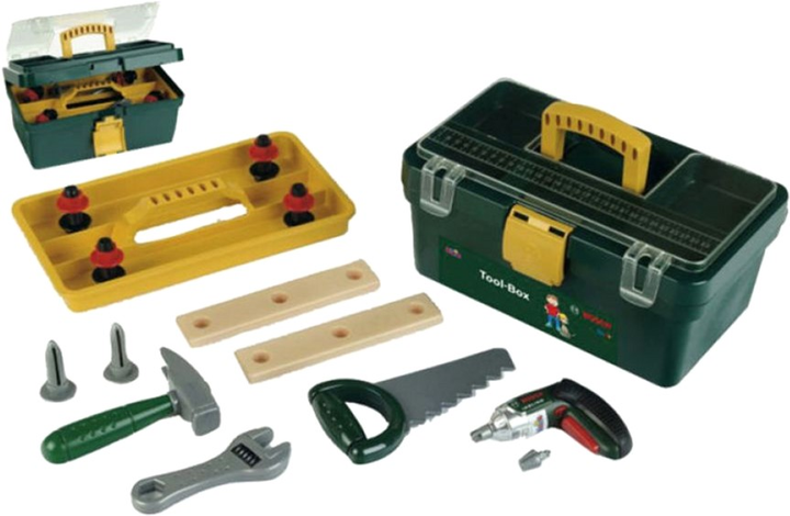 Іграшковий набір інструментів Klein Tool Box With Bosch Screwdriver 8305 (4009847083050) - зображення 3