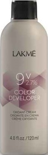 Окислювач для волосся Lakme Color Developer Oxidant Cream 9V 2.7% 120 мл (8429421401111) - зображення 1