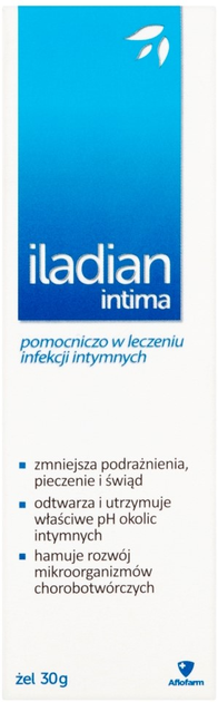 Гель для інтимної гігієни Iladian пом'якшуючий симптоми інтимних інфекцій 30 г (5906071002736) - зображення 1