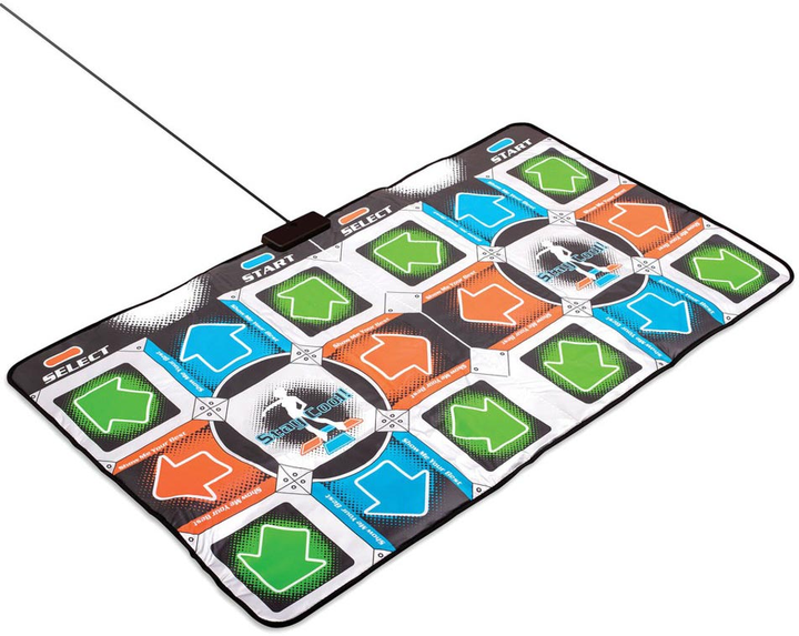 Ігровий килим ThumbsUp Retro Arcade Dance Mat для 2 гравців (5060820073634) - зображення 1