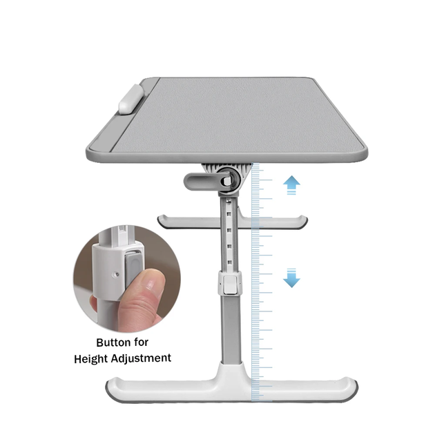 Столик ноутбука VHG AL33 600×330 Grey, Laptop Table - зображення 6