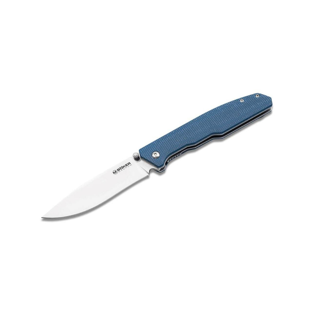 Ніж складаний Boker Magnum Deep Blue Canvas замок Liner Lock 01SC714 - зображення 1