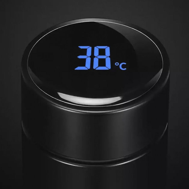 Термос с индикатором температуры Extralink 500ml Черный - изображение 2
