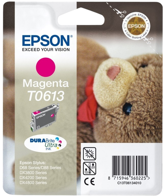 Tusz Epson Stylus D88 Magenta (C13T06134010) - obraz 1