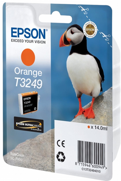 Tusz Epson T3249 Orange (C13T32494010) - obraz 1