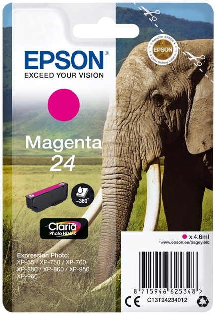 Картридж Epson 24 Magenta (C13T24234012) - зображення 1