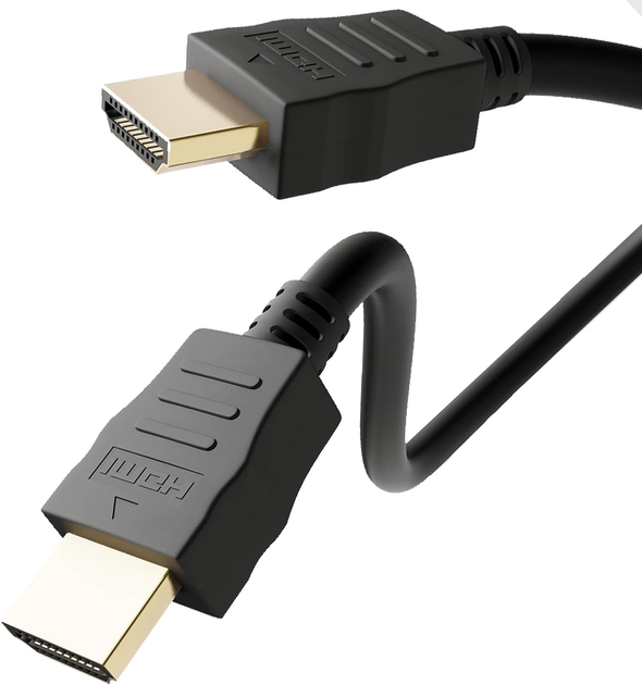 Kabel Goobay High Speed ​​z Ethernetem HDMI - HDMI 0.5 m Czarny (4040849691225) - obraz 1