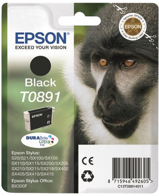 Tusz Epson Stylus S20 Black (C13T08914011) - obraz 2