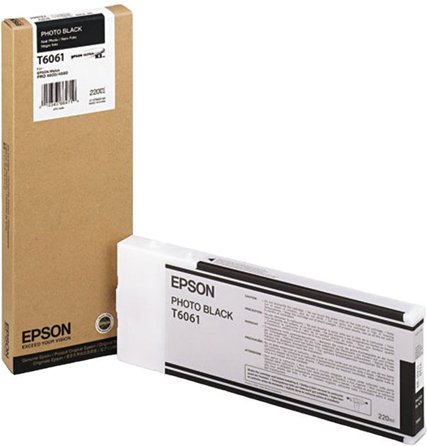 Картридж Epson Stylus Pro 4880 Photo Black (C13T606100) - зображення 1