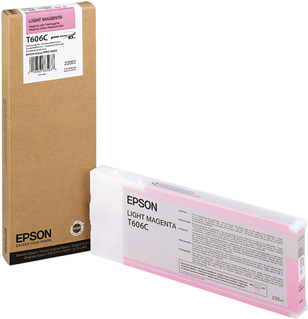 Tusz Epson Stylus Pro 4880 Light Magenta (C13T606C00) - obraz 1