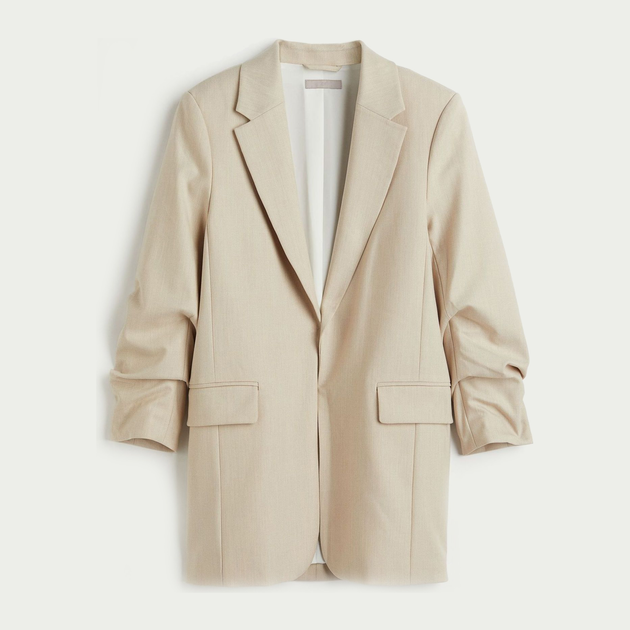 Пиджак женский H&M 061036121_lightbeige XS Светло-бежевый ...