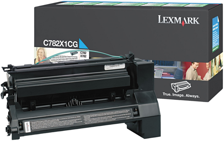 Toner Lexmark C780/C782 Cyan (734646018791) - obraz 1