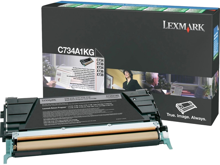 Toner Lexmark C73x/X73x Black (734646047593) - obraz 1