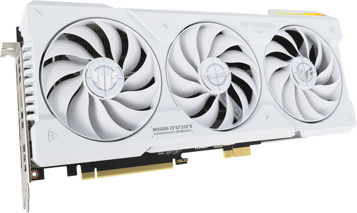 Відеокарта ASUS PCI-Ex GeForce RTX 4070 Ti SUPER TUF Gaming BTF White OC Edition 16GB GDDR6X (256bit) (2670/21000) (2 x HDMI, 3 x DisplayPort) (TUF-RTX4070TIS-O16G-BTF-WHITE) - зображення 3