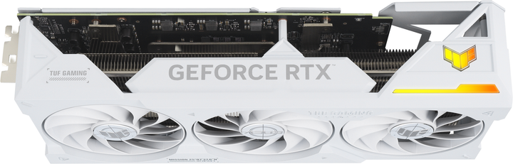 Відеокарта ASUS PCI-Ex GeForce RTX 4070 Ti SUPER TUF Gaming BTF White OC Edition 16GB GDDR6X (256bit) (2670/21000) (2 x HDMI, 3 x DisplayPort) (TUF-RTX4070TIS-O16G-BTF-WHITE) - зображення 8