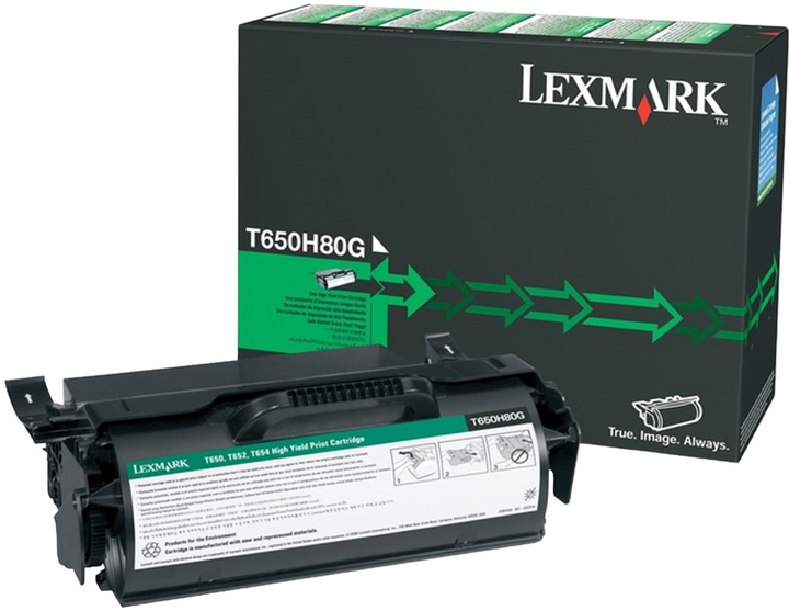 Тонер-картридж Lexmark T650 Black (734646091114) - зображення 1