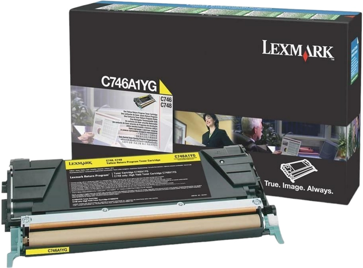 Toner Lexmark C746/C748 Yellow (734646319775) - obraz 1