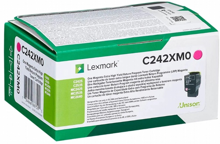 Toner Lexmark C253/MC2640 Magenta (734646667500) - obraz 1