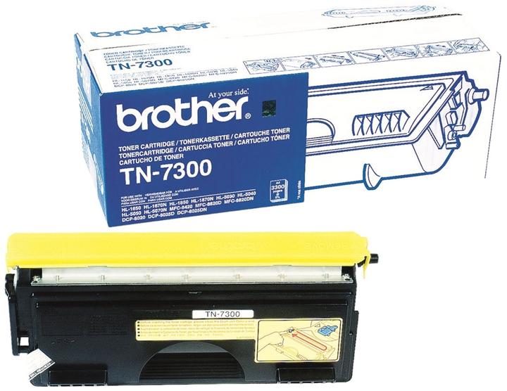Toner Brother TN-7300 Black (4977766608756) - obraz 1